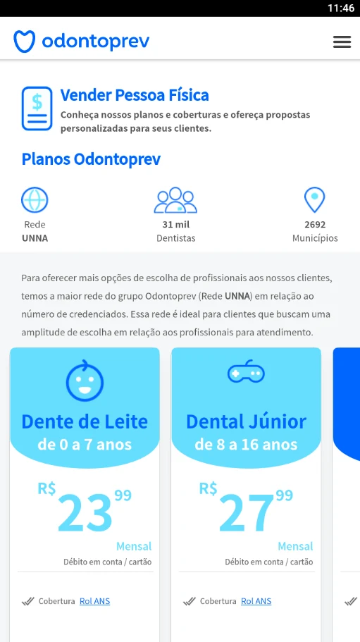 Parceiros Odontoprev screenshot